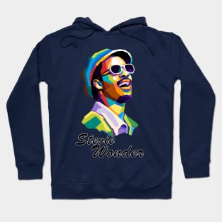 Stevie Wonder Wpap Pop Art Hoodie